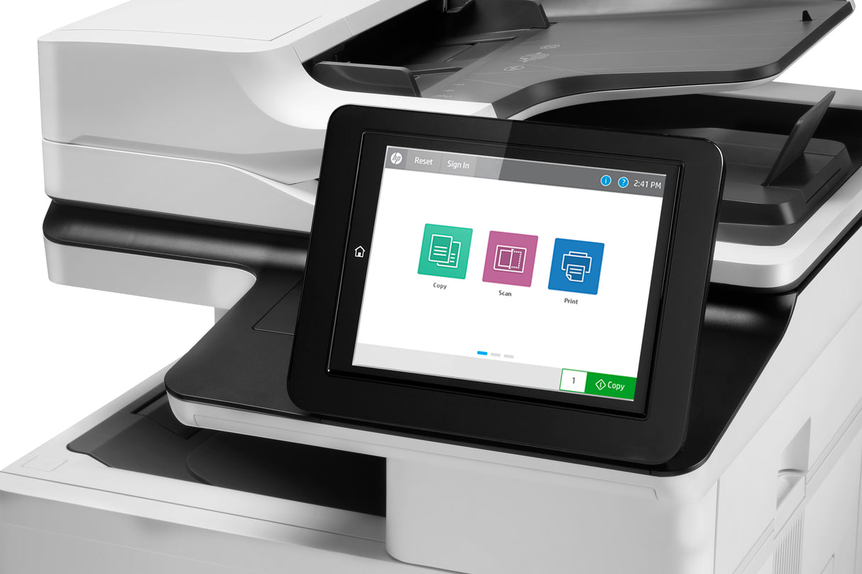 HP LaserJet Enterprise M635fht Multifunction Blanco y negro Impresora, Ethernet solamente; Copiadora, escáner