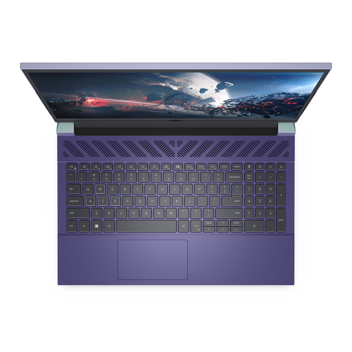DELL G15 5530 Laptop Portátil Verde, Púrpura Concha Juego
