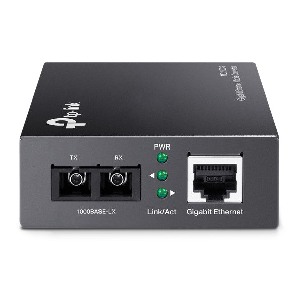 TP-Link MC210CS convertidor de medio 1000 Mbit/s 1310 nm Monomodo Negro