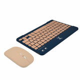 Perfect Choice Genova teclado Ratón incluido Universal RF Wireless + Bluetooth Español Azul