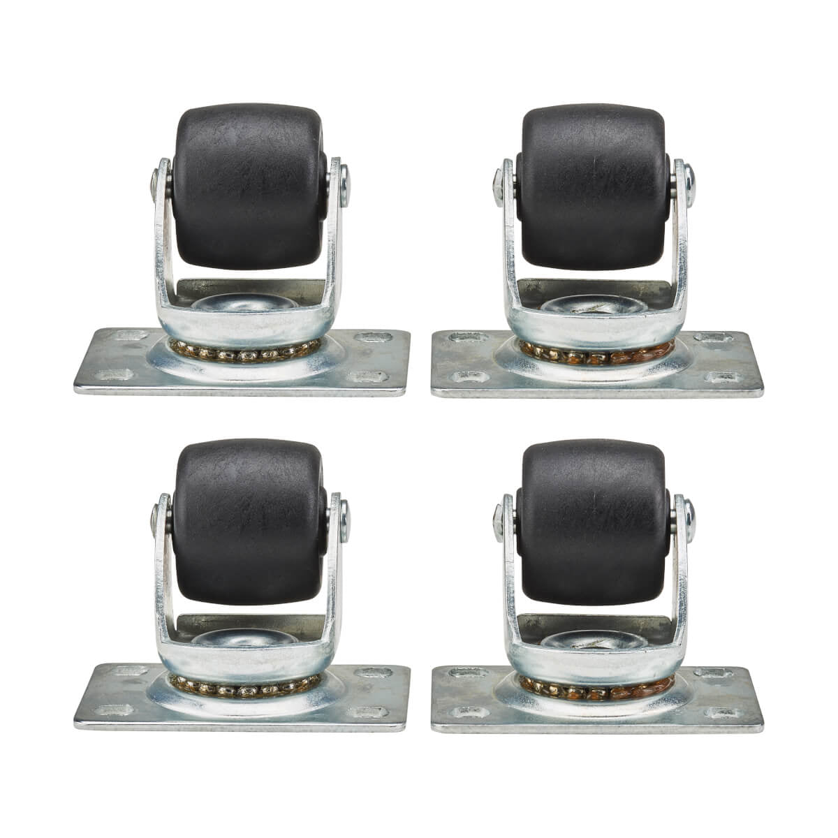 Tripp Lite SRCASTER Juego de ruedecitas SmartRack, paquete de 4 Accesorios para rack Negro 249,5 kg 2,72 kg