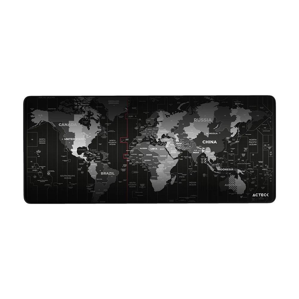 Acteck AC-941037 alfombrilla para ratón Cojín de ratón para Juegos Negro, Imagen, Base antiderrapante