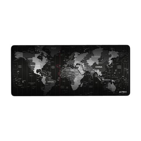 Acteck AC-941037 alfombrilla para ratón Cojín de ratón para Juegos Negro, Imagen, Base antiderrapante
