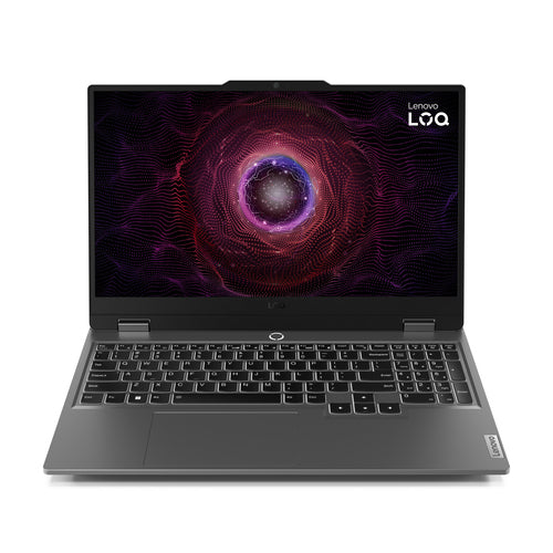 83JC007CLM - Lenovo LOQ 15ARP9 Laptop Luna grey Portátil Gris Concha