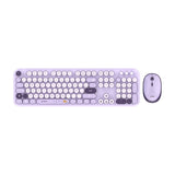 Acteck Creator Chic K-Colors MK485 teclado Ratón incluido Universal RF inalámbrico QWERTY Español Violeta, Interruptor d