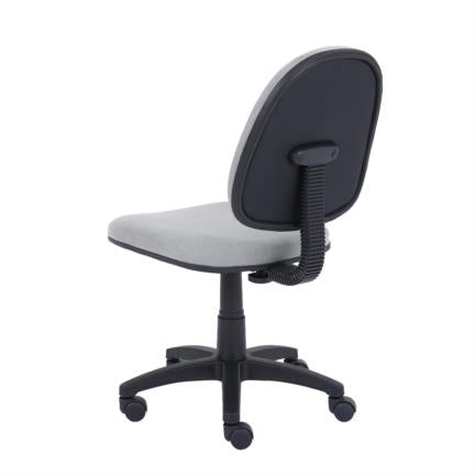 SILLA BÁSICA NEXTEP NE-650BG ALTURA AJUSTABLE, TELA GRIS CON BASE GIRATORIA
