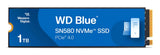 SSD Interno Western Digital Blue SN580 1TB M.2 2280 PCIe 4.0 NVMe Lect 4150/4150 MB/s para Lap y PC