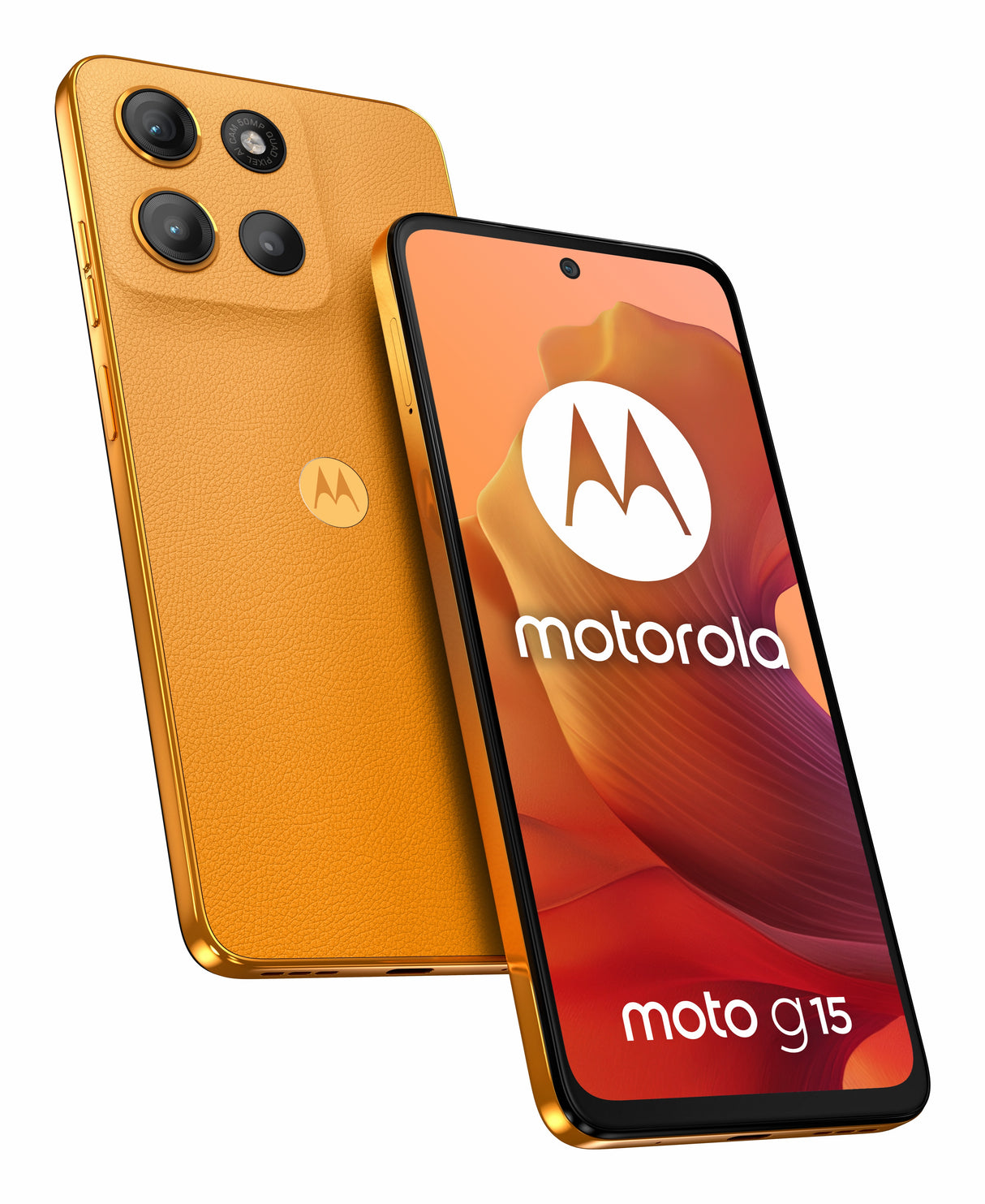 Motorola 840023281013 - Motorola moto g15 17,1 cm (6.72") SIM doble Android 15 4G USB Tipo C 4 GB 128 GB 5200 mAh Naranja