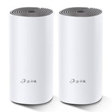 TP-Link Deco E4 (2-pack) sistemas wi-fi mesh (wi-fi en malla) Sistema de malla Blanco, Gris LAN, WLAN Interno
