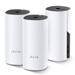 TP-Link Deco E4 (3-pack) sistemas wi-fi mesh (wi-fi en malla) Sistema de malla Blanco, Gris LAN, WLAN Interno