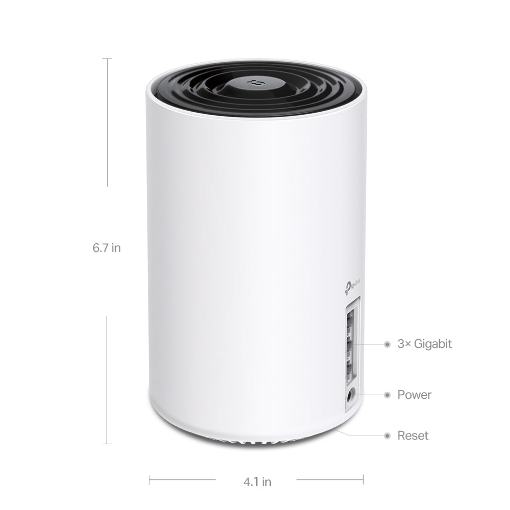 Sistema Wi-Fi 6E Mesh Tri-Band TP-LINK DECO AXE5400, 3 Pack, Velocidad 5400Mbps