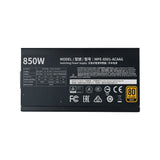 Cooler Master MWE Gold 850 - V2 Full Modular unidad de fuente de alimentación 850 W 24-pines ATX ATX Negro, 90 -264 V, A