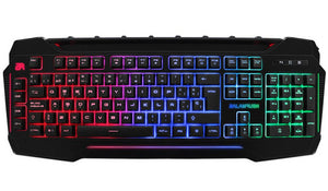 TECLADO GAMER BALAM RUSH MURDER USB PROG 3 COLORES LED NEGRO BR-929646
