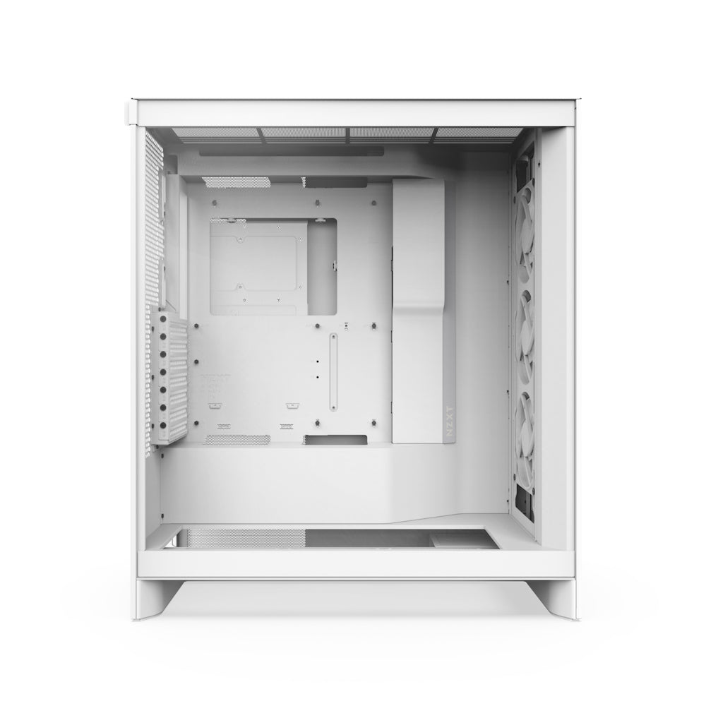 NZXT H7 Flow RGB Midi Tower Blanco, ATX, EATX, Micro ATX, CM-H72FW-R1 | Gabinetes de computadora