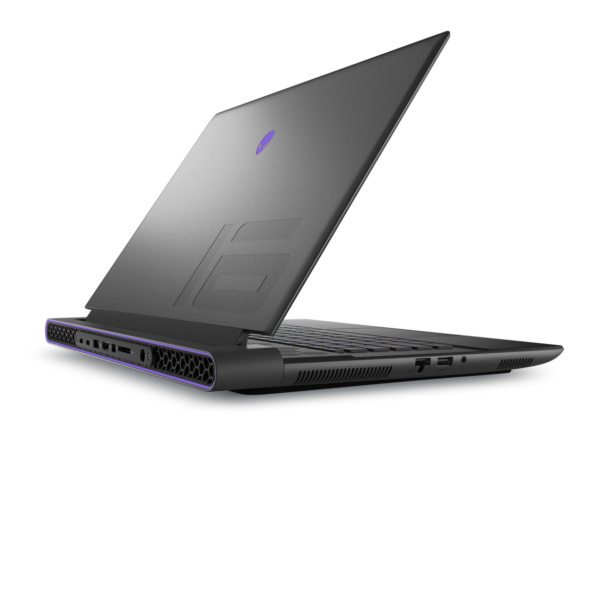 Alienware m16 R1 Laptop Dark Metallic Moon Portátil Negro Concha