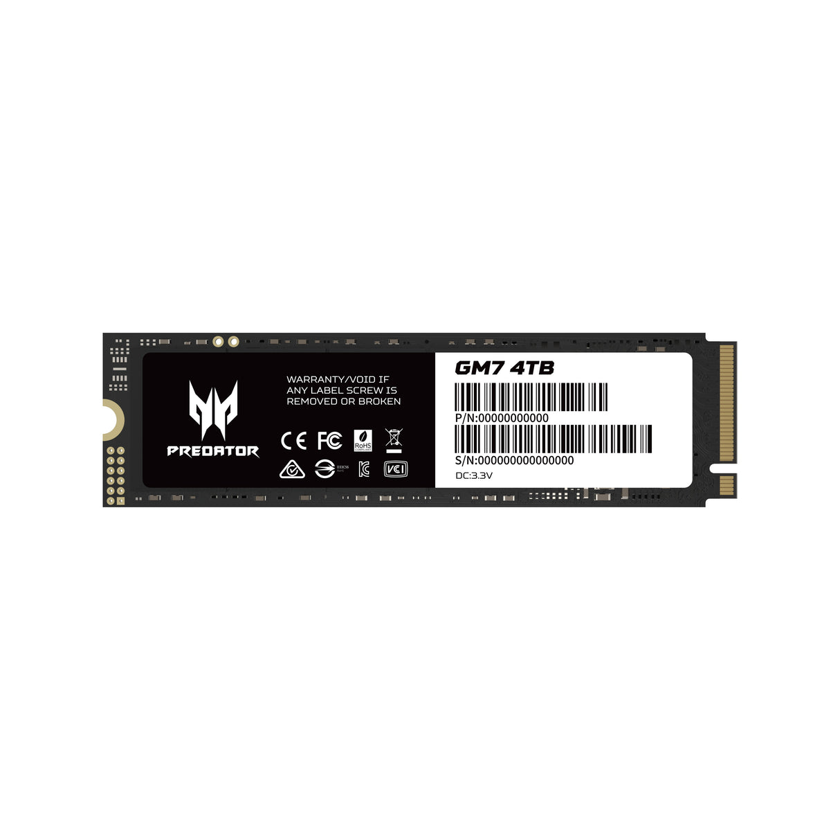 Predator Predator GM7-4TB unidades internas de estado sólido 2.0 4 GB M.2 PCI Express 4.0