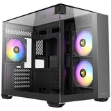 Antec CX600M Trio ARGB Mini Tower Negro, Transparente, ITX, Micro-ITX, Vidrio