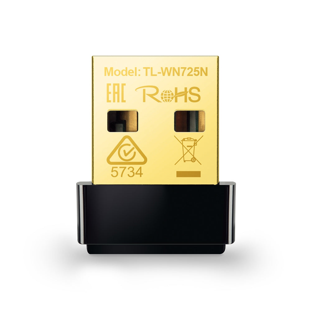 Adaptador Inalámbrico USB N150 TP-Link TL-WN725N, Nano, 2.0, 150Mbps, 2.4GHz, Portátil