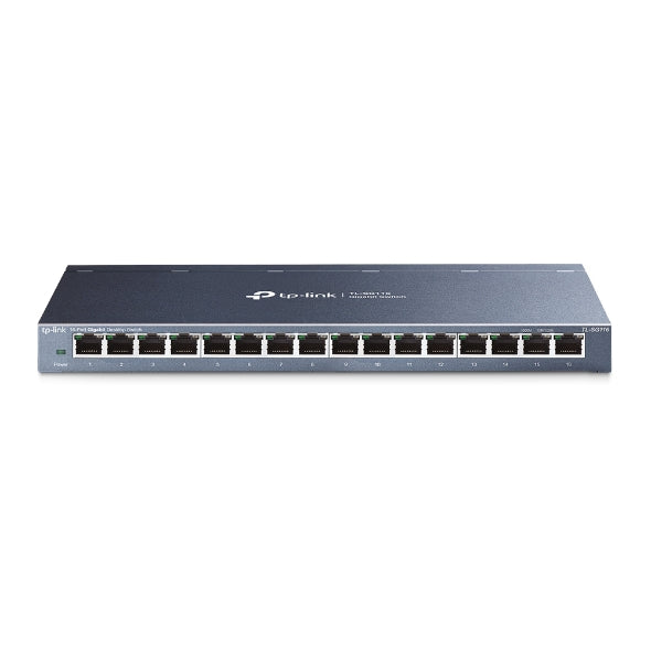 Switch TP-LINK Gigabit 16 Puertos Ethernet TL-SG116, 10/100/1000 Mbps, Montaje en Escritorio