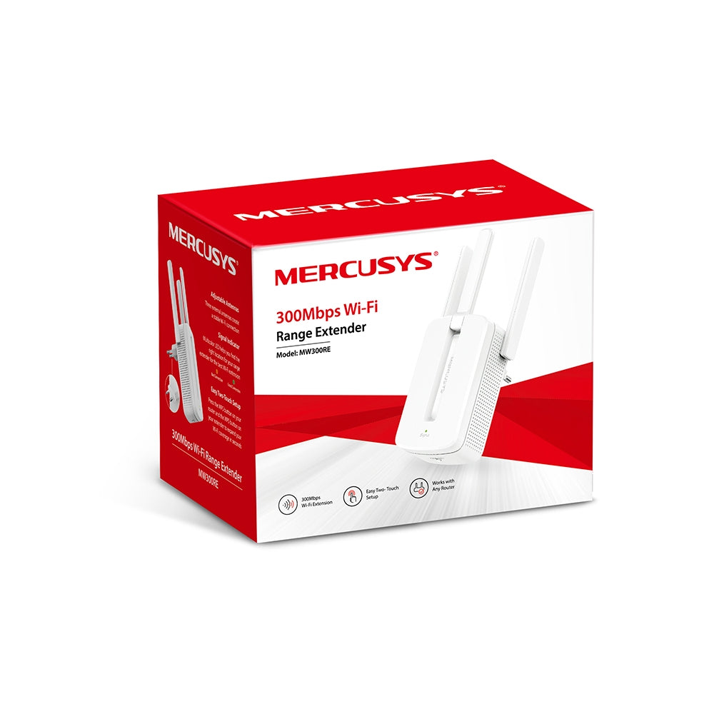 Repetidor TP-Link MW300RE Wi-Fi DE 300Mbps, 2.4GHz, 1 Puerto Ethernet