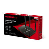 Router TP-Link N300 3 Antenas 7dBi 330HP, 300Mbps, 2.4GHz, 4 Puertos Ethernet