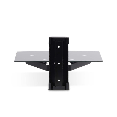 StarTech.com 1B-WALL-MOUNT-SHELF Estantes para equipos av Negro Vidrio templado 250 mm