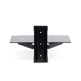 StarTech.com 1B-WALL-MOUNT-SHELF Estantes para equipos av Negro Vidrio templado 250 mm