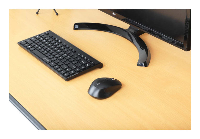 Manhattan 180764 teclado Universal RF inalámbrico QWERTY Negro