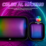 BOCINAS START THE GAME SPK-255 2.1 USB/3.5MM 3W*2 + 10W SUBWOOFER RGB