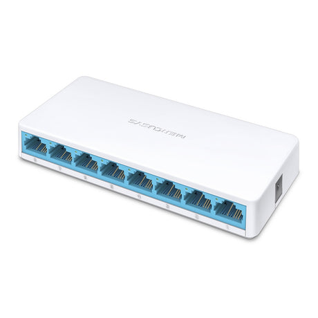 Switch TP-LINK 8 Puertos Mercusy/MS108 Gigabit Ethernet 10/100/1000Mbps, Montaje en Rack, Plug and Play