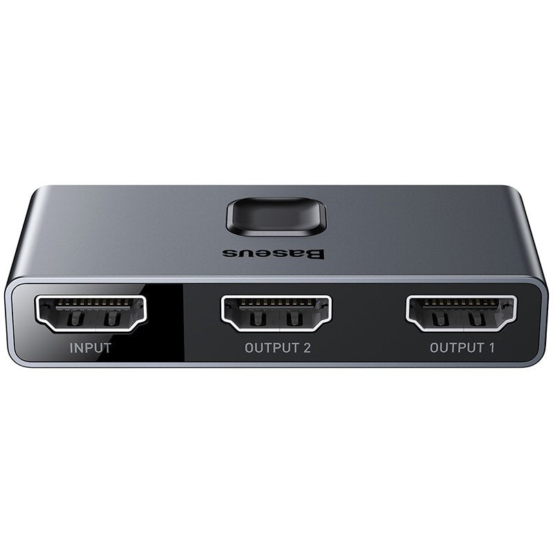Baseus CAHUB-BC0G divisor de vídeo HDMI 3x HDMI, 3840 x 2160 Pixeles, Negro, Gris