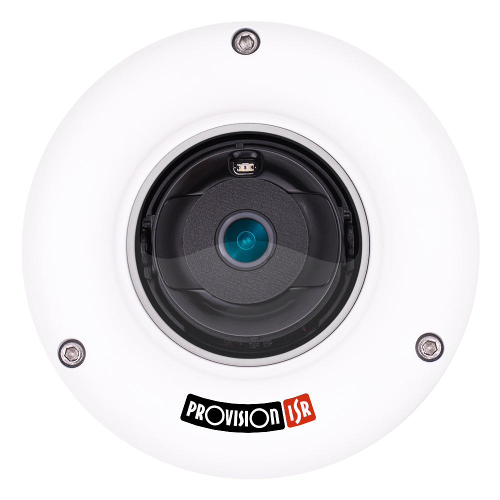 CÁMARA PROVISION ISR DOMO PEQUEÑA ANTIVANDÁLICA LENTE FIJO ANÁLISIS DDA 4MP 10M INFRARROJO
