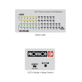 Provision-ISR PoES-24300C+2G Gigabit Ethernet (10/100/1000) Energía sobre Ethernet (PoE) Negro, Gris, Montaje en rack