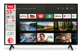 TCL 55A421 Televisor 139,7 cm (55") 3840 x 2160 Pixeles 4K Ultra HD Wifi Negro