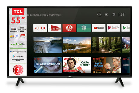 TCL 55A421 Televisor 139,7 cm (55") 3840 x 2160 Pixeles 4K Ultra HD Wifi Negro