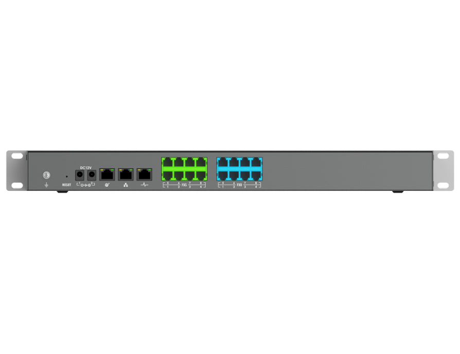 Grandstream Networks UCM6308 Sistema de centralita privada (PBX) 3000 usuario(s) IP Centrex (alojada/IP virtual)
