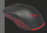 XZEAL XSAMGA1B ratón Juego Diestro USB tipo A 4800 DPI, Negro | Ratones
