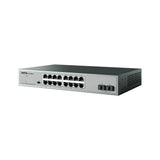 Netis System 18 Port Gigabit Ethernet Switch No administrado Gigabit Ethernet (10/100/1000) Gris, Bidireccional completo