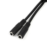 StarTech.com Adaptador de Auriculares con Micrófono Mini-Jack 3,5mm 4 pines a Conectores Separados de Auriculares y de Micrófono - M a 2xH divisores de audio 3.5 mm 2 x 3.5 mm Macho Hembra