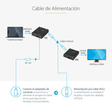 StarTech.com Extensor HDMI por Cat5 HDBaseT - POC Power over Cable - Ultra HD 4K audio/vídeo extendedores Transmisor y receptor de señales AV 4096 x 2160 Pixeles Cat5e, Cat6 70 m