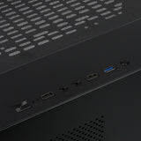 Game Factor CSG570 gabinete de computadora Midi Tower Negro, ATX, Micro ATX, Mini-ITX