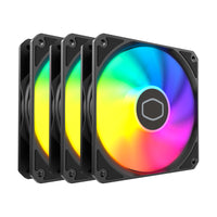 VENTILADOR P/GABINETE COOLER MASTER (MFW-B2DN-173PA-R1) MF120 LITE ARGB 3-PACK,NEGRO