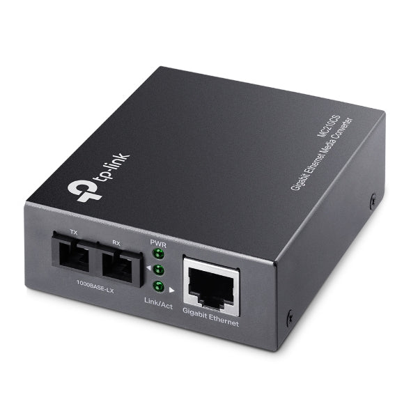 TP-Link MC210CS convertidor de red 1000 Mbit/s 1310 nm Modo Negro, IEEE 802.3ab, IEEE 802.3i, IEEE 802.3u