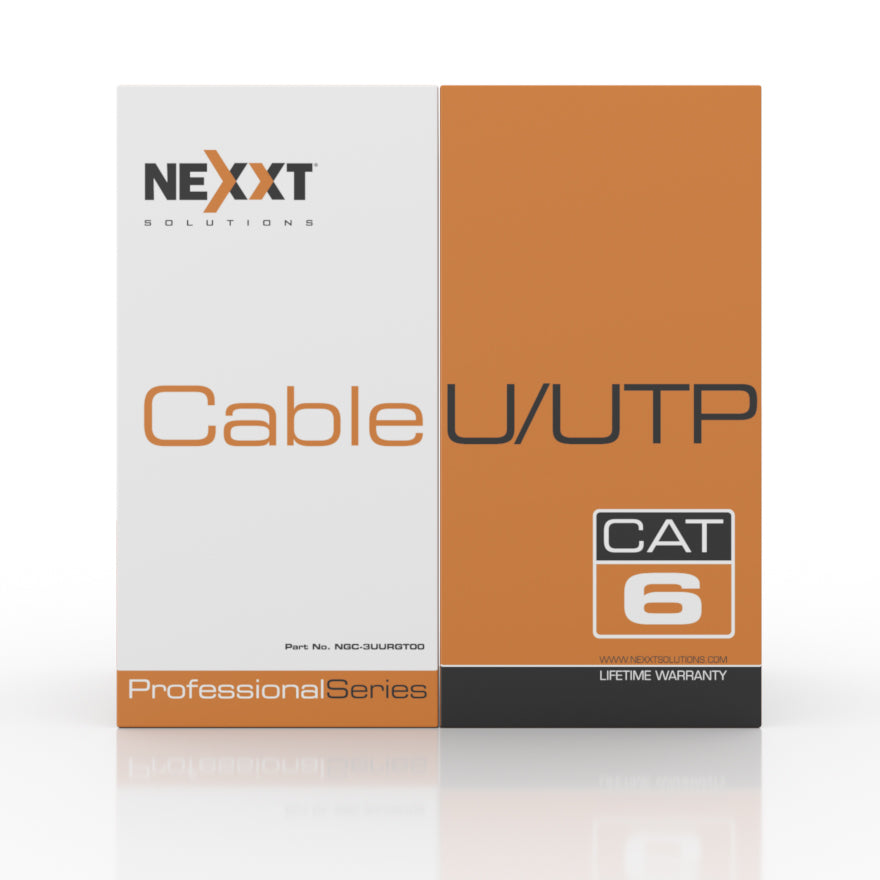 Nexxt Professional U/UTP GRIS Cat6 CMR 23AWG 305m
