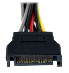 BRobotix 180824 Cables de SATA 0,152 m SATA de 15 pines SATA de 15 pines