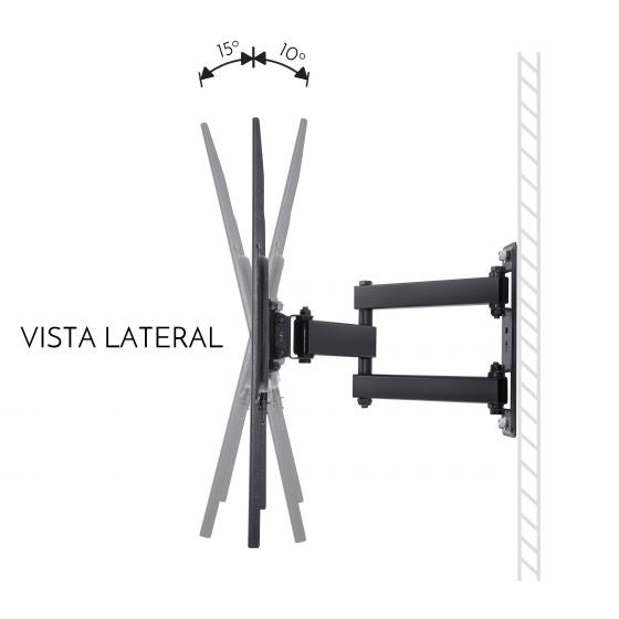 Steren STV-105 soporte para TV 177,8 cm (70") Negro