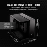 Corsair 2500X Midi Tower Negro, ATX, Plástico, Acero, CC-9011265-WW | Gabinetes de computadora