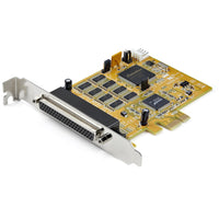 StarTech.com Tarjeta Adaptadora PCI Express Serie de 8 Puertos RS232 - Tarjeta Serial PCIe - DB9 UART 16C1050 - Tarjeta de Expansión Controladora Adap