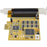 StarTech.com Tarjeta Adaptadora PCI Express Serie de 8 Puertos RS232 - Tarjeta Serial PCIe - DB9 UART 16C1050 - Tarjeta de Expansión Controladora Adap