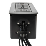Manhattan Caja de conexión para mesa bases múltiples 1,5 m Interior Negro FCC